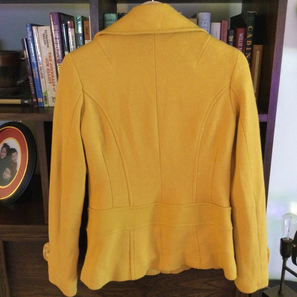 Yellow Knit Jacket - Picture 2 of 9